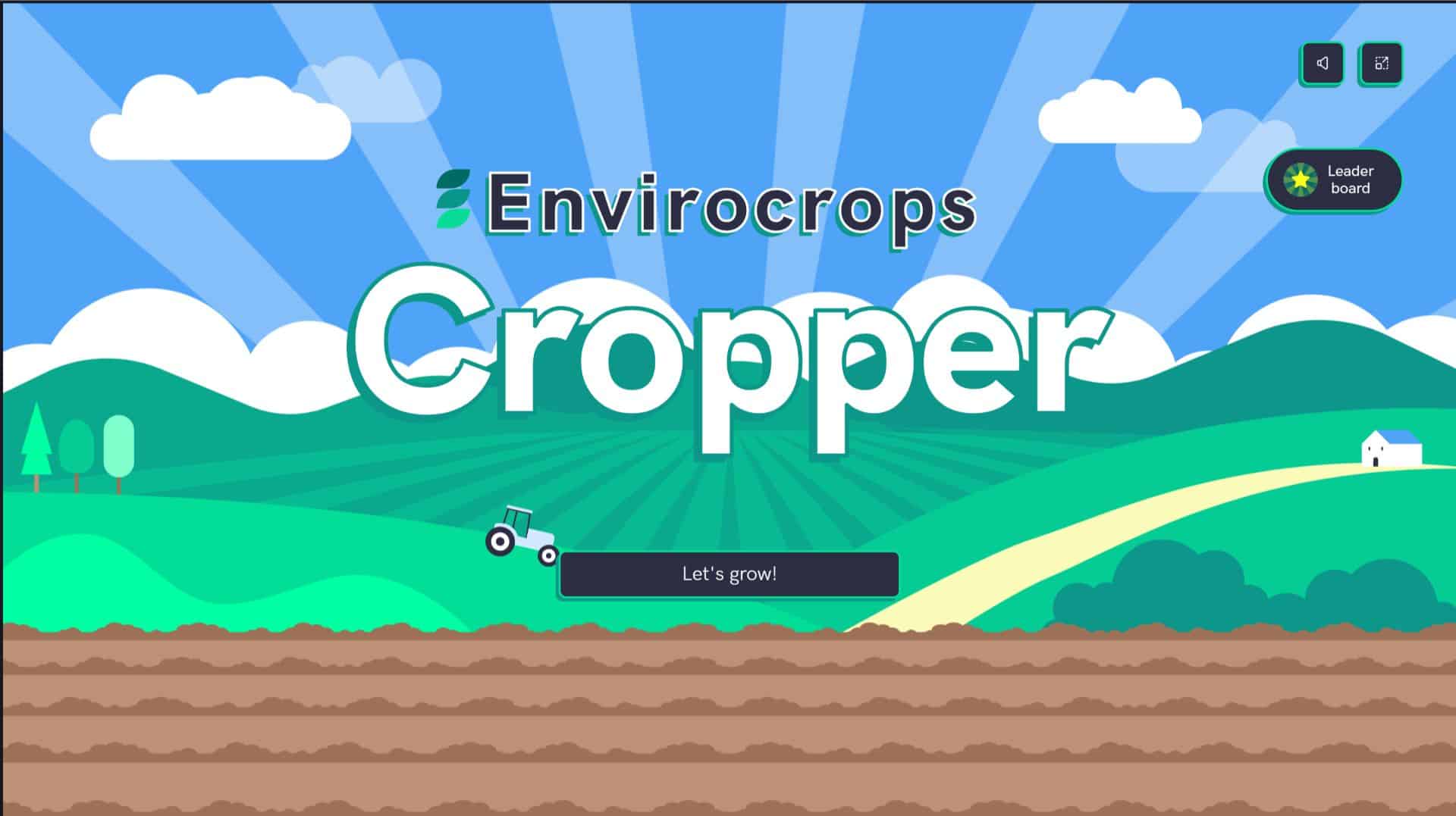 screenshot of the Envirocroppers Cropper game